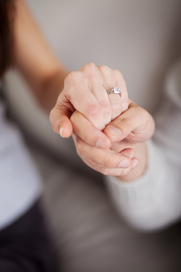 Wedding ring hands